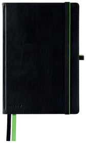 Notitieboek Leitz Complete A5 160blz 100gr lijn zw