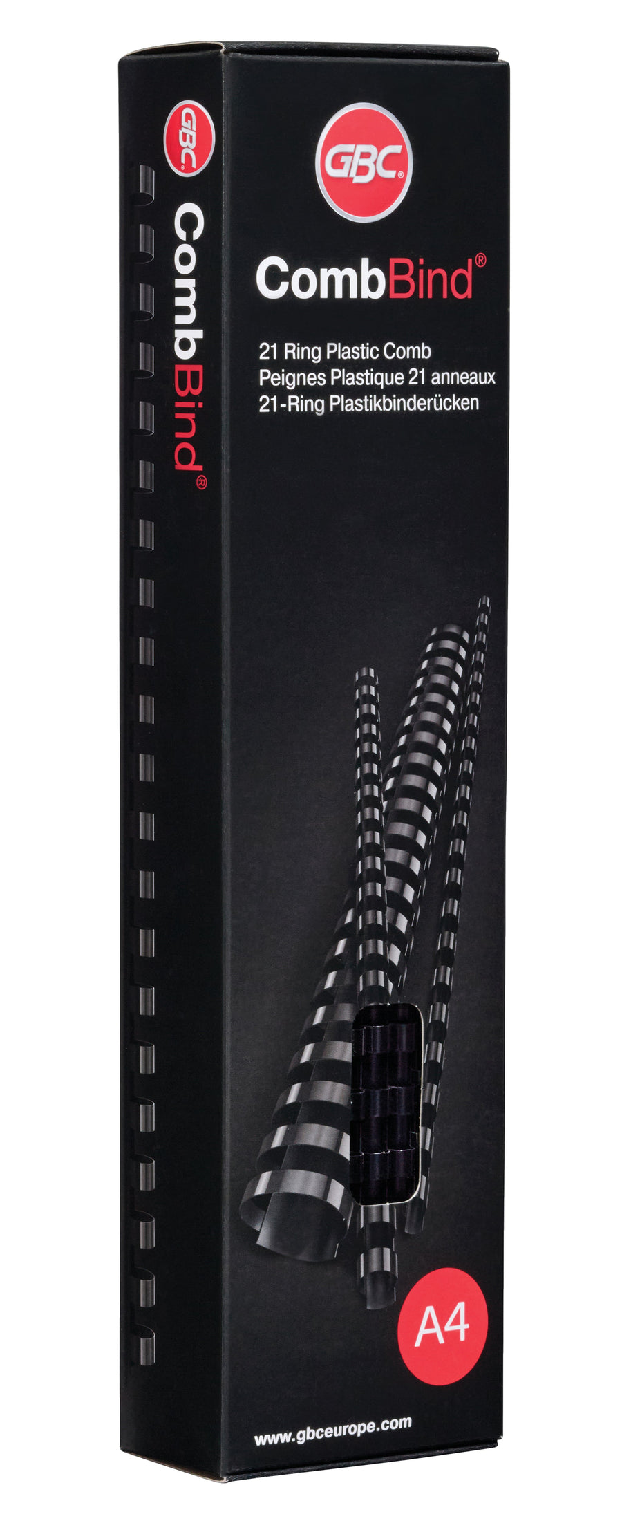 Bindrug GBC 6mm 21rings A4 zwart