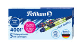 Inktpatroon Pelikan 4001 tbv Lamy vulpen blauw