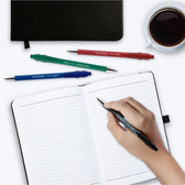 Balpen Papermate Flexgrip Ultra M zwart valuepack - afbeelding 4
