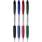 Balpen Bic Atlantis classic grip clic M rood - afbeelding 5