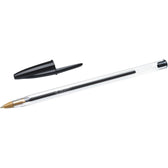 Balpen Bic Cristal M zwart - afbeelding 2
