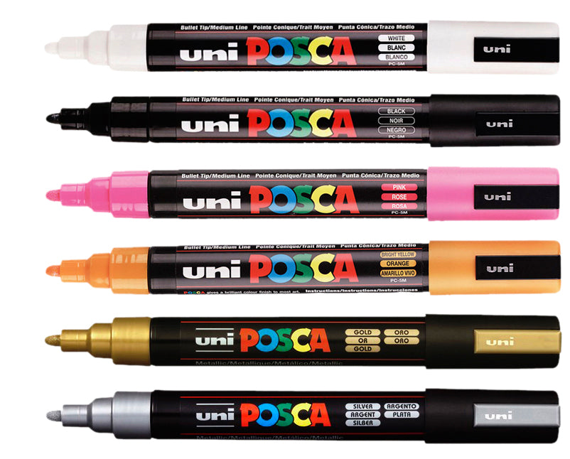 Paintmarker Uni POSCA PC5M M zwart
