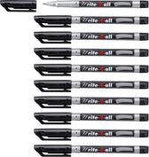 Viltstift STABILO Write-4-all 156/46 F zwart - afbeelding 5
