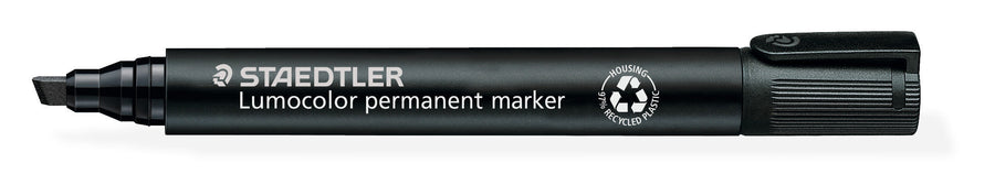 Viltstift Staedtler Lumocolor 350 schuin 2-5mm zw