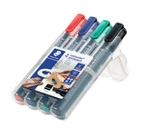 Viltstift Staedtler Lumocolor 350 schuin 2-5mm ass - afbeelding 5