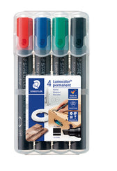 Viltstift Staedtler Lumocolor 350 schuin 2-5mm ass - afbeelding 4
