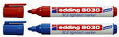 Viltstift edding 8030 NLS high-tech 1.5-3mm rood - afbeelding 2