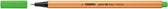 Fineliner STABILO point 88/033 F neon groen