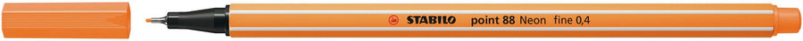 Fineliner STABILO point 88/054 F neon oranje