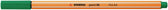 Fineliner STABILO point 88/36 F smaragdgroen - afbeelding 2