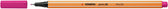 Fineliner STABILO point 88/56 F rozerood