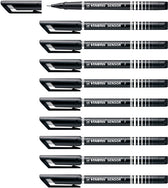 Fineliner STABILO Sensor 189/46 F zwart - afbeelding 7