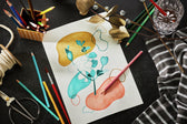Kleurpotlood STABILO 1624 aquacolor Arty 12st ass - afbeelding 4