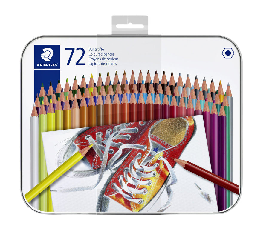 Kleurpotloden Staedtler 175 6kantig 72 st ass