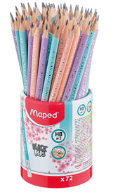 Grafietpotlood Maped BlackPeps pot 72 stuks pastel