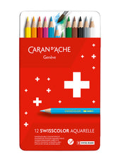 Kleurpotl Caran d Ache swisscolor aquarel 12st ass - afbeelding 5