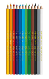 Kleurpotlood Caran d Ache aquarel doos 12st - afbeelding 6