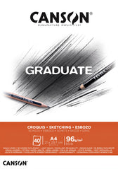 Schetspapier Canson Graduate Sketch 96gr A4 wit