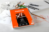 Schetspapier Canson XL Sketch 90gr A3 ivoorwit - afbeelding 2