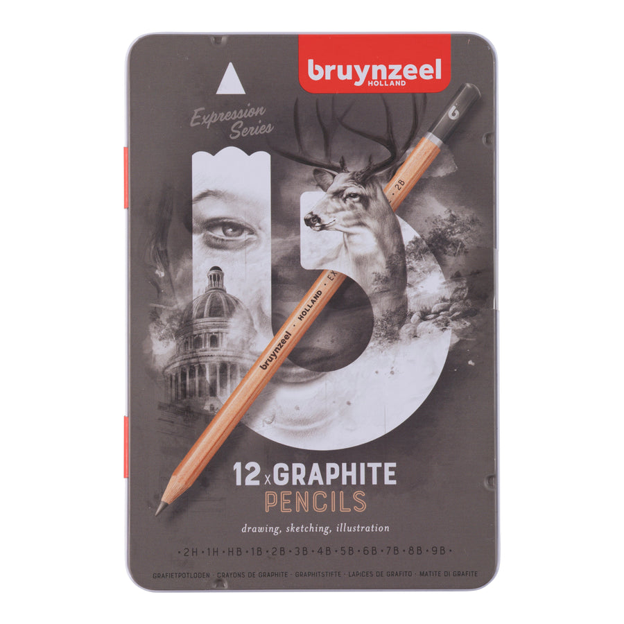 Grafietpotlood Bruynzeel Expression 12 hardheden