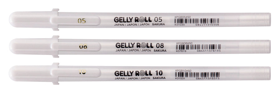 Gelschrijver Sakura Gelly Roll Classic 3 breedtes
