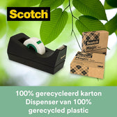 Plakbandhouder Scotch C38 recy zw + 3rol 19mmx33m - afbeelding 6