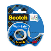 Plakband Scotch 19mmx16.5m Wall Safe + handdisp