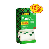 Plakband Scotch Magic 810 19mmx33m mat 12+2 - afbeelding 2
