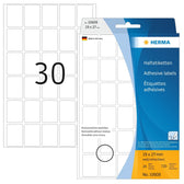 Etiket HERMA 10608 19x27mm verwijderbaar wit 720st