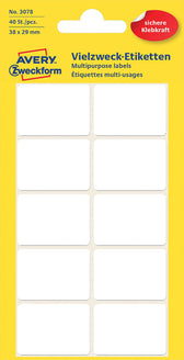 Etiket AZ 3078 38x29mm wit 40stuks - afbeelding 5