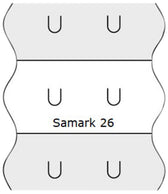 Prijsetiket 12x26mm Sato Samark afneembaar wit - afbeelding 5