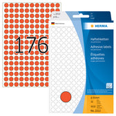 Etiket HERMA 2212 rond 8mm rood 5632stuks - afbeelding 10