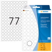 Etiket HERMA 2230 rond 13mm wit 2464stuks - afbeelding 7