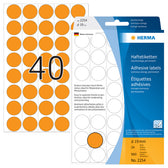 Etiket HERMA 2254 rond 19mm fluor oranje 960stuks - afbeelding 6