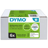 Etiket Dymo LabelWriter multif 32x57 6st wit
