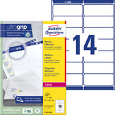 Etiket Avery L7163-250 99.1x38.1mm wit 3500stuks - afbeelding 2