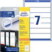 Rugetiket Avery smal 38x192mm zelfklevend wit - afbeelding 9