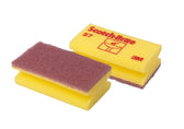 Schuurspons Scotch-Brite delicaat 70x130mm geel - afbeelding 4