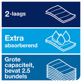 Handdoek Tork H2 Premium 2laags 212x255mm wit - afbeelding 9
