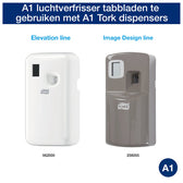 Luchtverfrisserdispenser Tork A1 spray wit - afbeelding 5