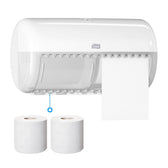 Toiletpapierdispenser Tork T4 duo wit - afbeelding 2