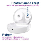 Toiletpapierdispenser Tork T1 jumbo wit 554000 - afbeelding 4