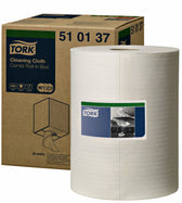 Reinigingsdoek Tork W2 Premium 1laags 152m wit