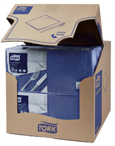 Lunchservet Tork Advanced vierdevouw donkerblauw