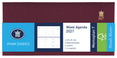 Agenda 2026 Ryam Memoplan 7 Suprema 7d/2p bordeaux