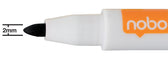 Whiteboardmarker Nobo mini assorti 6 stuks - afbeelding 3