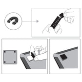 Whiteboard Nobo 21.6x28cm magnetisch assorti - afbeelding 3