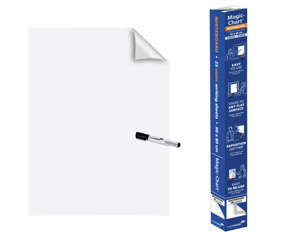Magic Chart Legamaster Whiteboard 600x800mm wt 25v