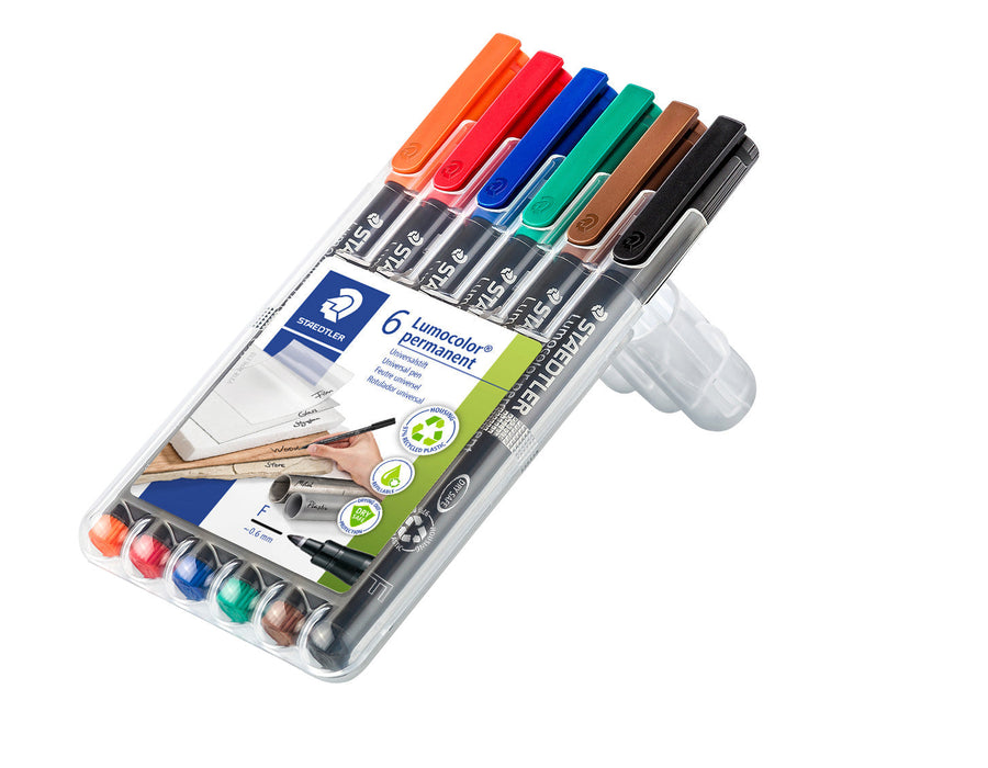 Viltstift Staedtler OHP Lumo F 318 perm wp6